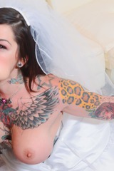 Tattooed Bride Gets Fucked 05