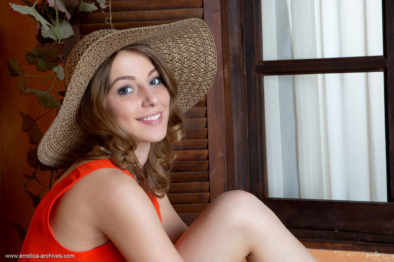 Nikia A Wearing Summer Hat 08