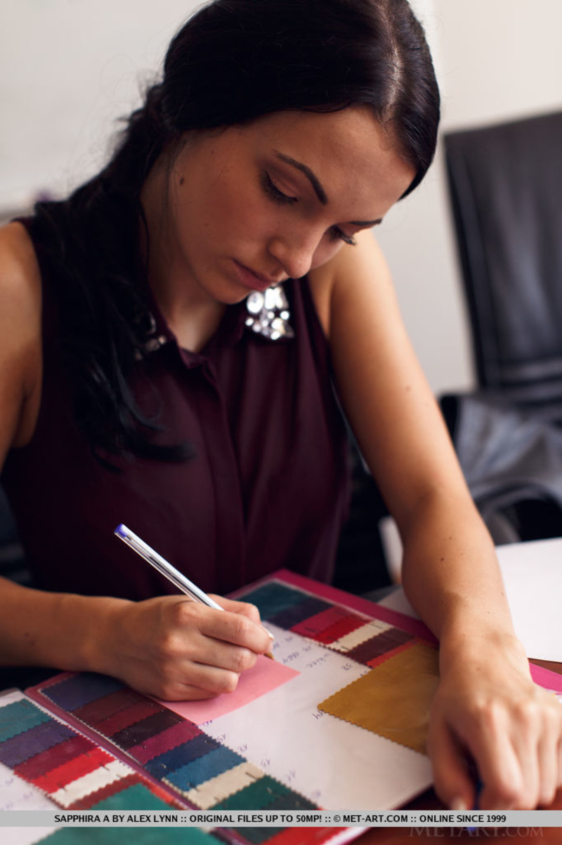 Sapphira A masturbates 05