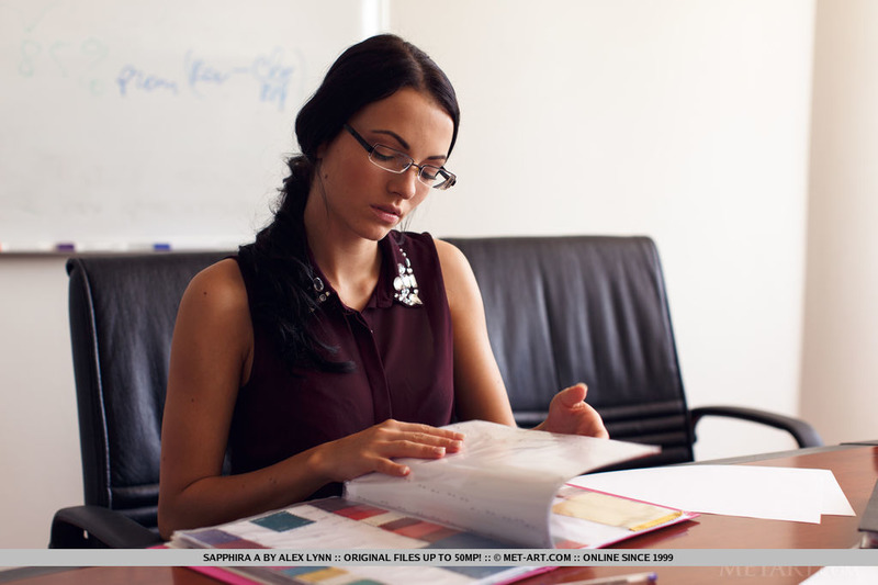 Sapphira A masturbates 14